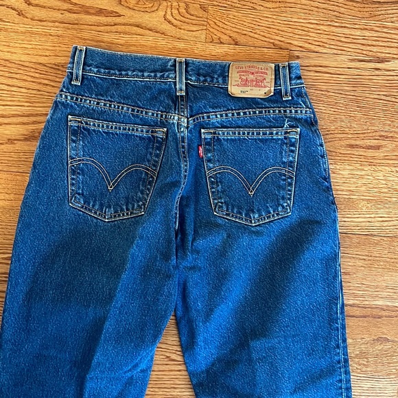 Levi’s 550 Classic Relaxed Tapered Leg Y2K 100% Cotton 12 PERFECT CONDITION - Picture 2 of 7